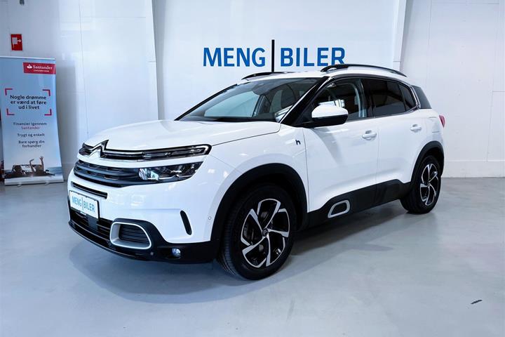 Hvid Citroën C5 Aircross fra 2021 set udefra