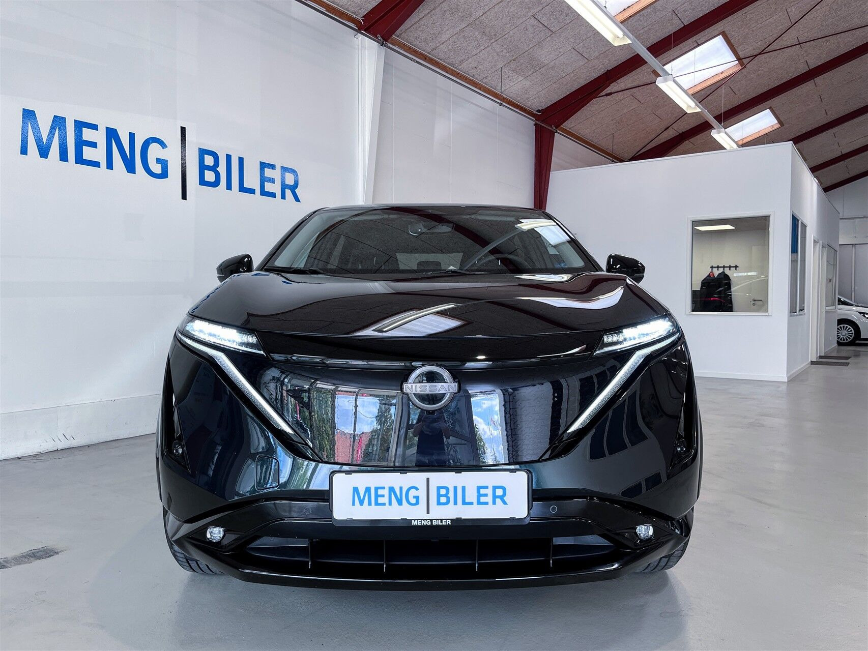 Grøn Nissan Ariya fra 2025