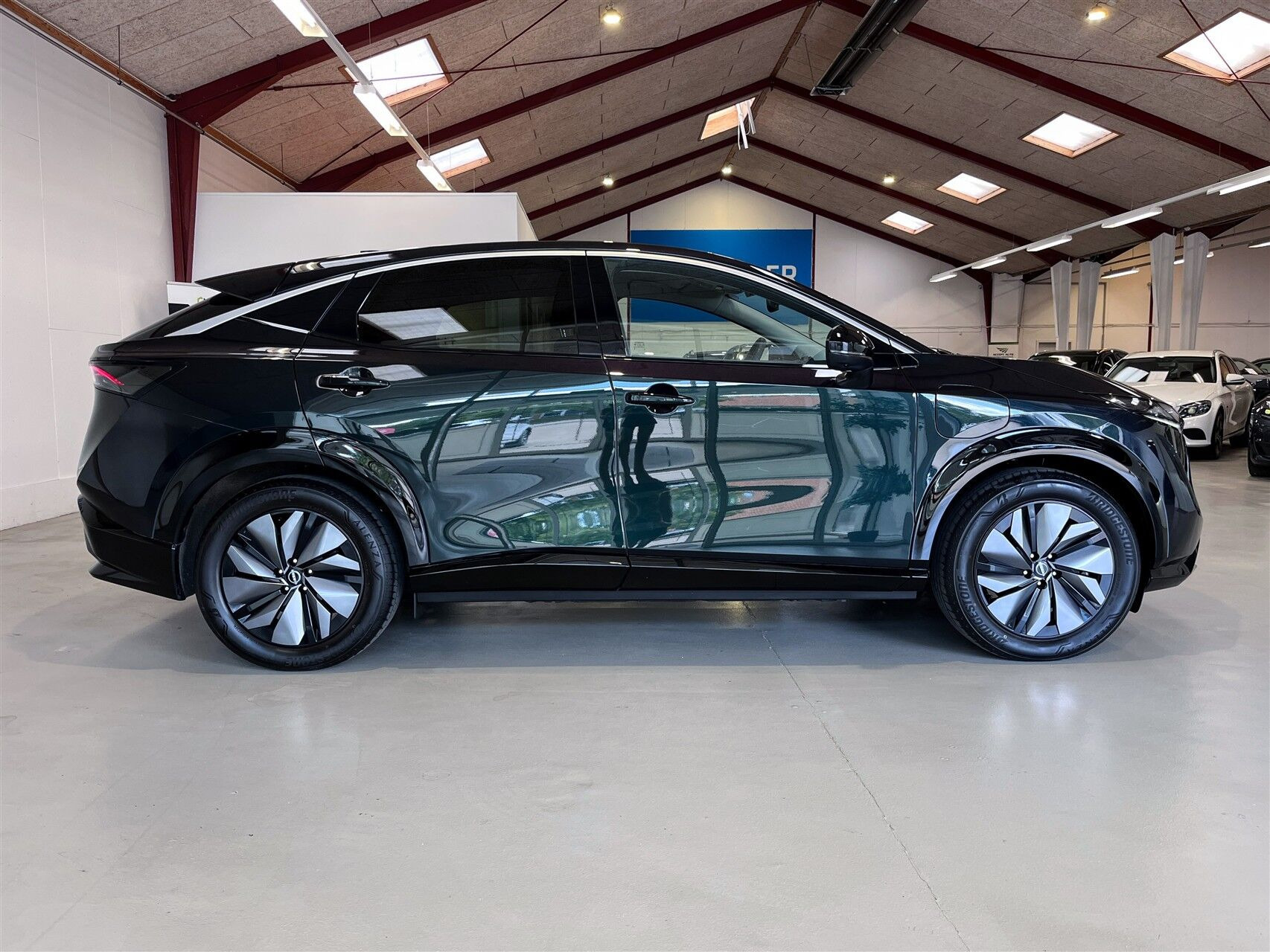 Grøn Nissan Ariya fra 2025