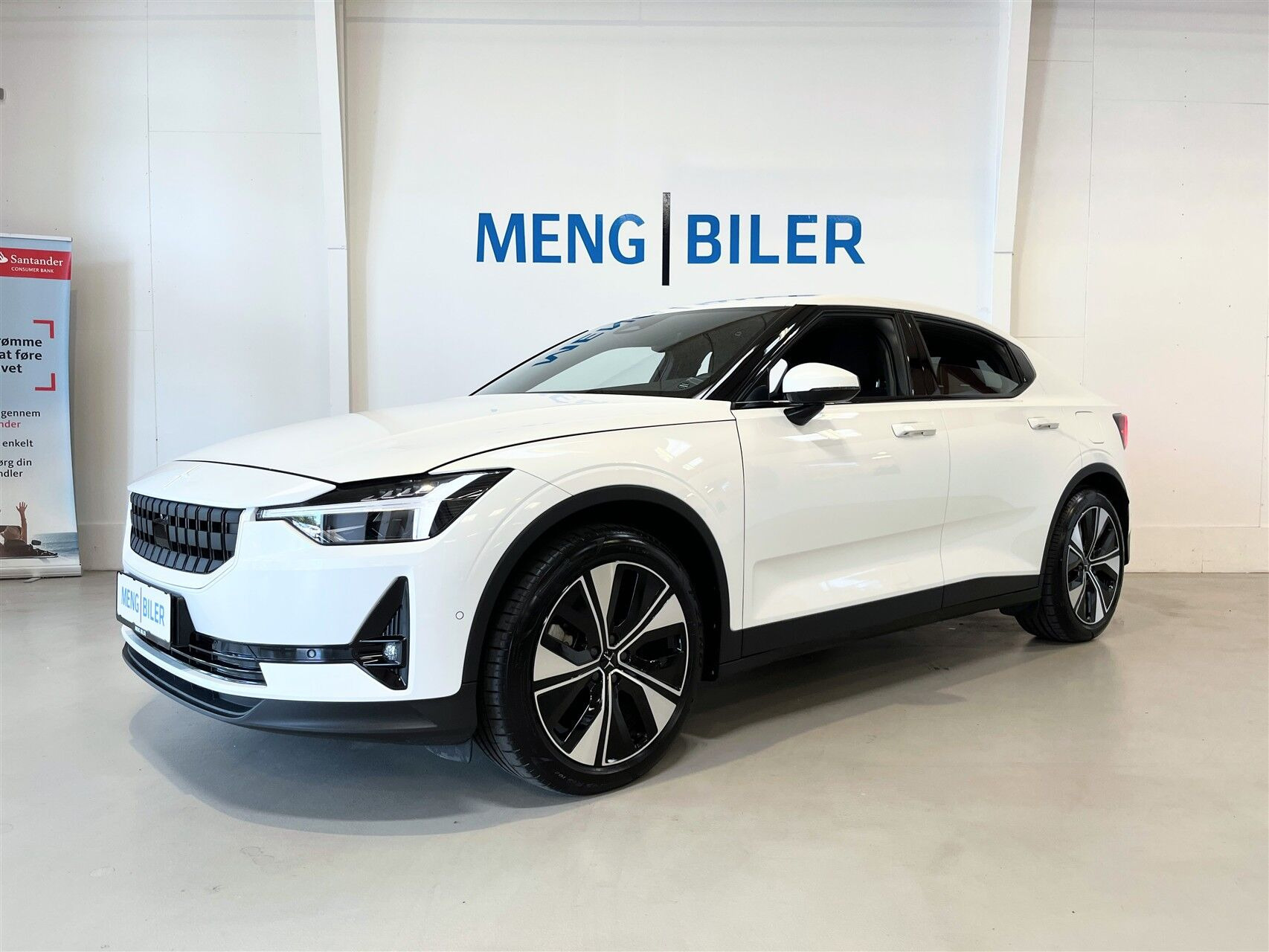 Hvid Polestar 2 fra 2023