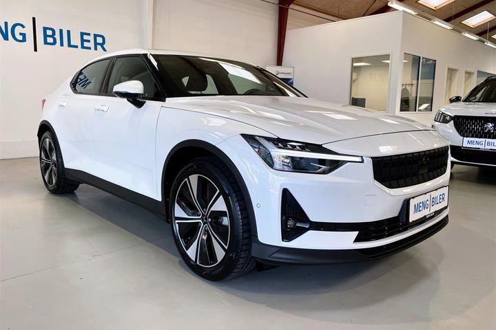 Hvid Polestar 2 fra 2023