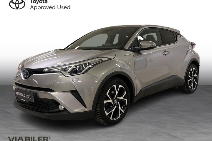 Sølv Toyota C-HR fra 2019