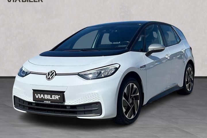 Hvid VW ID.3 fra 2021