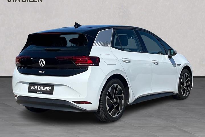 Hvid VW ID.3 fra 2021