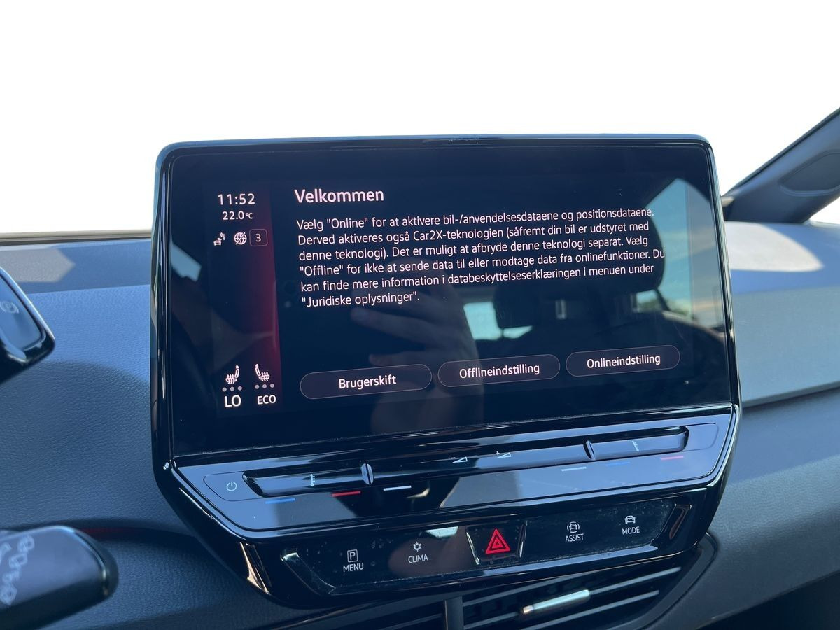 Hvid VW ID.3 fra 2021