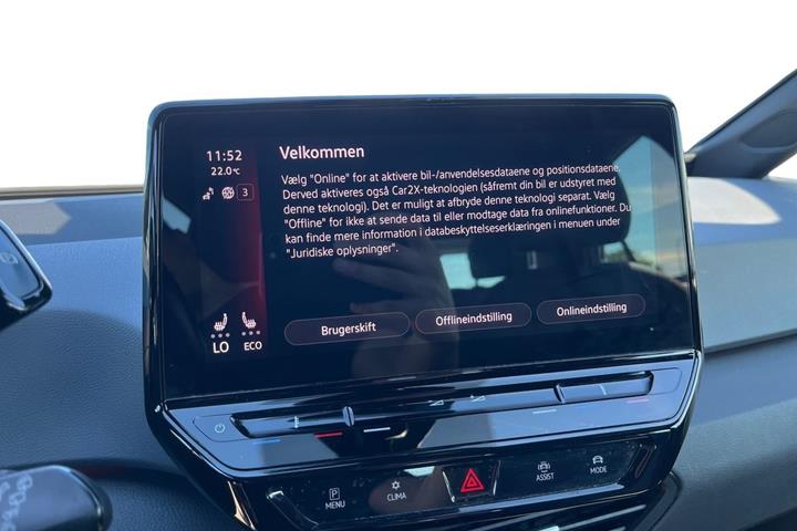 Hvid VW ID.3 fra 2021