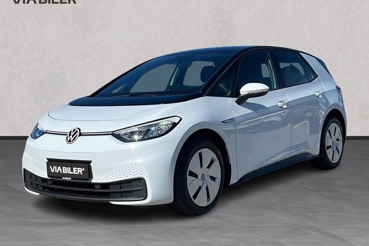 Hvid VW ID.3 fra 2023