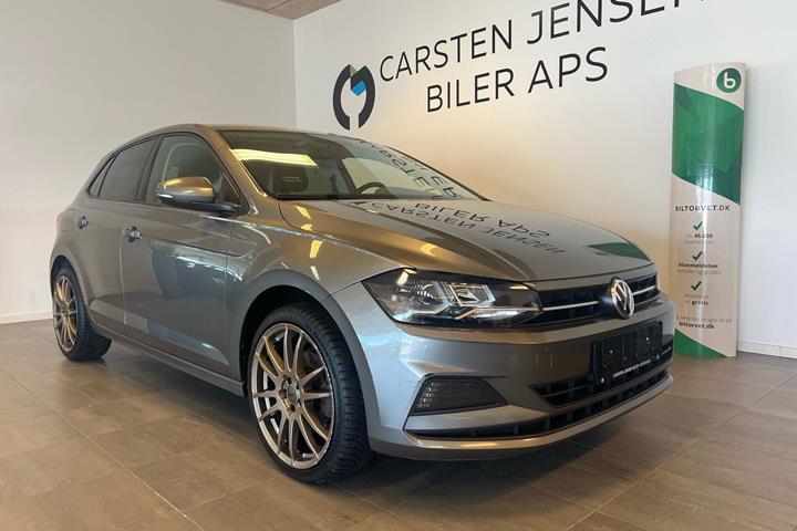 Grå VW Polo fra 2018