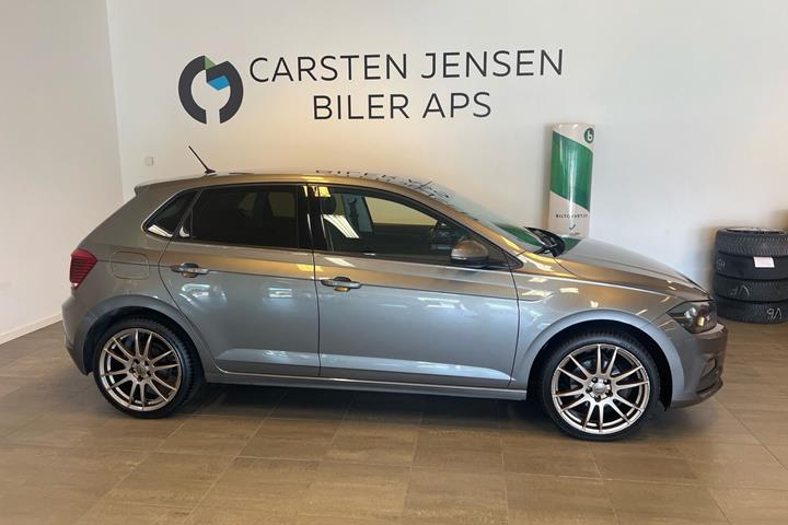 Grå VW Polo fra 2018