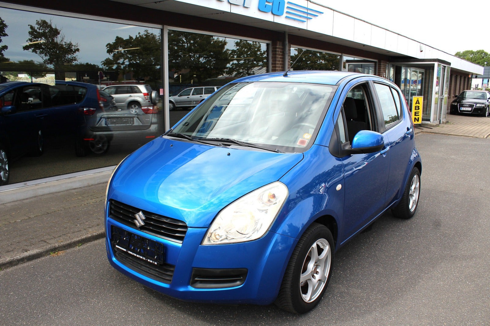 Blå Suzuki Splash fra 2012