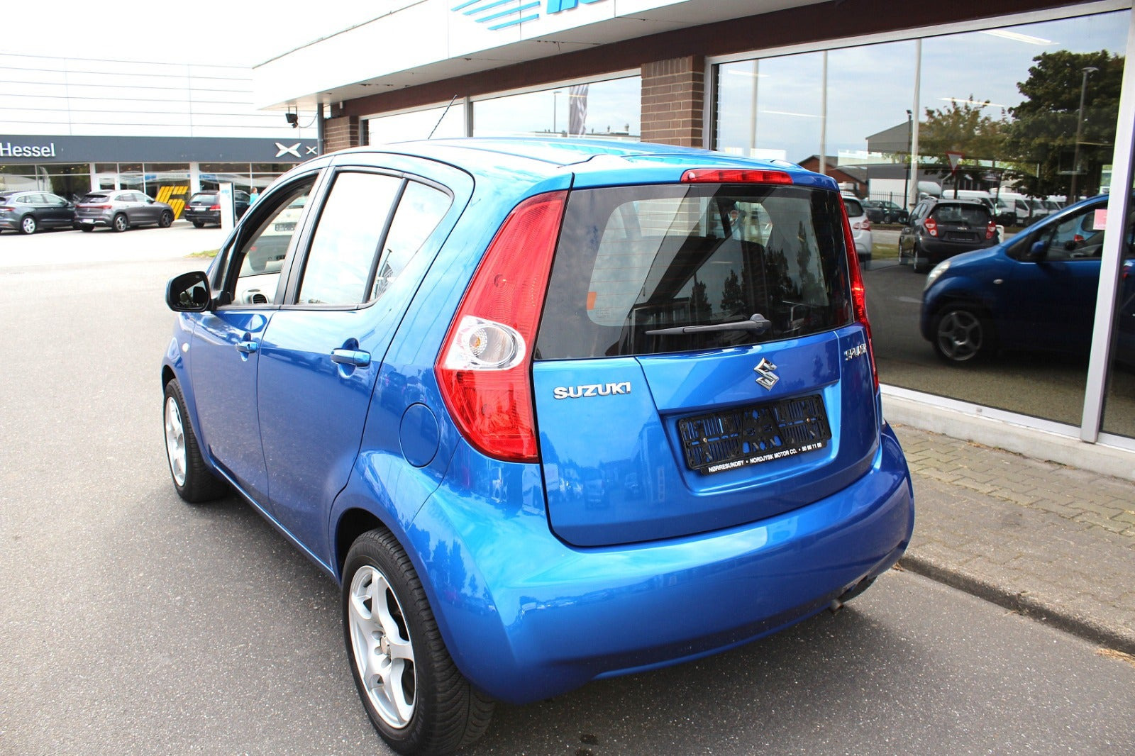 Blå Suzuki Splash fra 2012