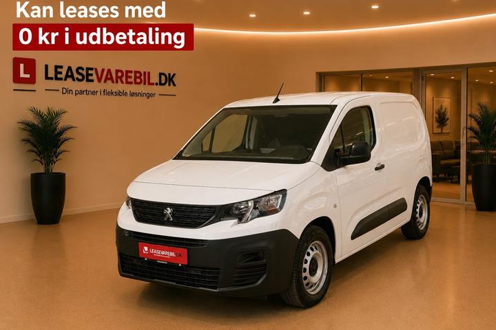 Hvid Peugeot e-Partner fra 2022