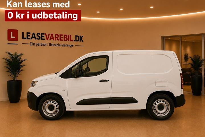 Hvid Peugeot e-Partner fra 2022