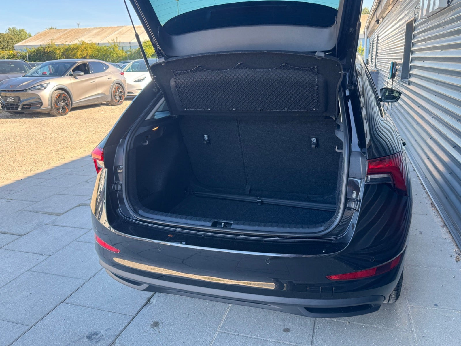 Sort Skoda Scala fra 2023