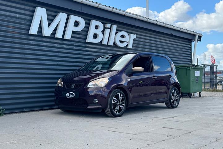 Rød Seat Mii fra 2017