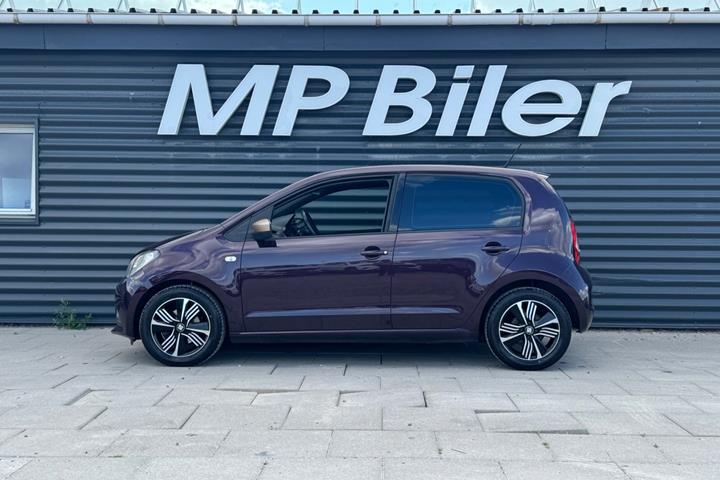 Rød Seat Mii fra 2017
