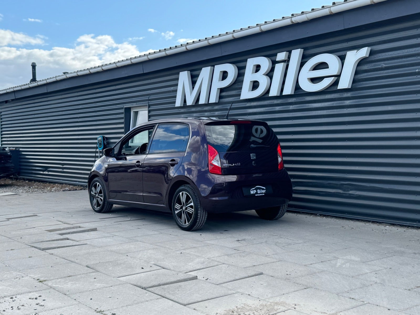 Rød Seat Mii fra 2017