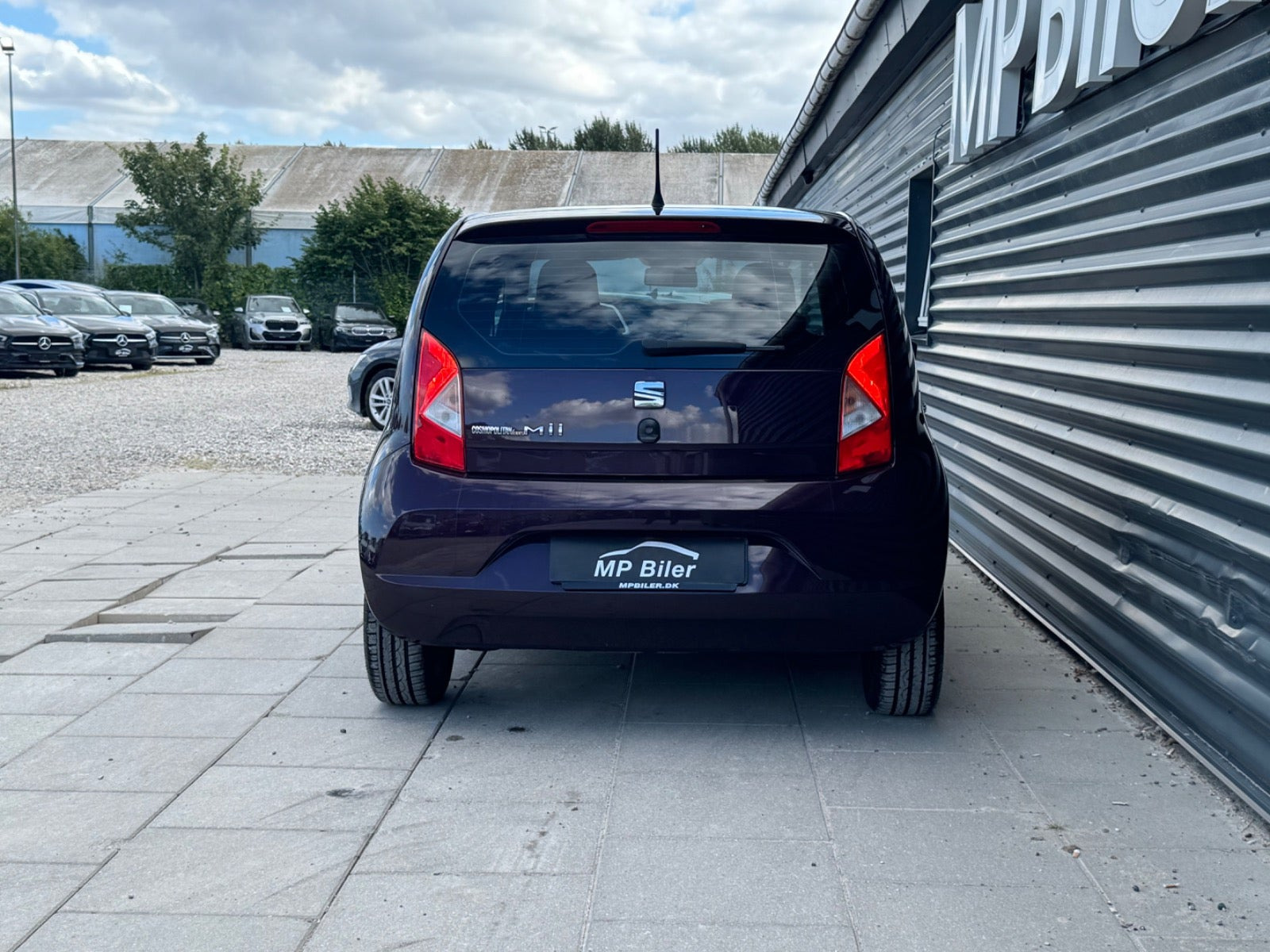 Rød Seat Mii fra 2017