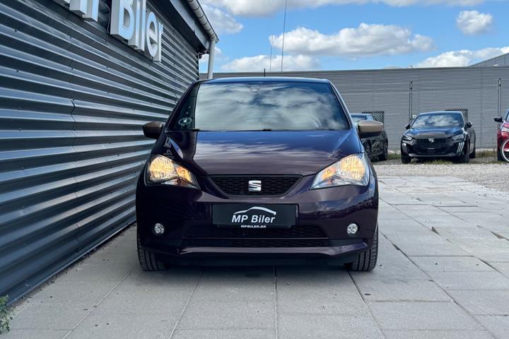Rød Seat Mii fra 2017