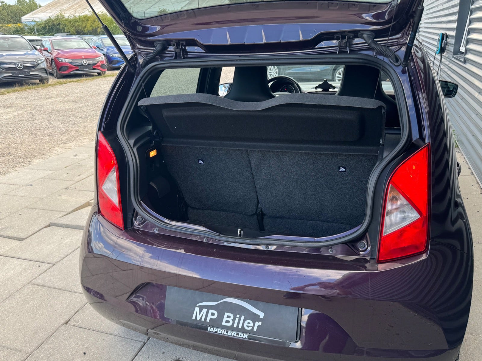 Rød Seat Mii fra 2017