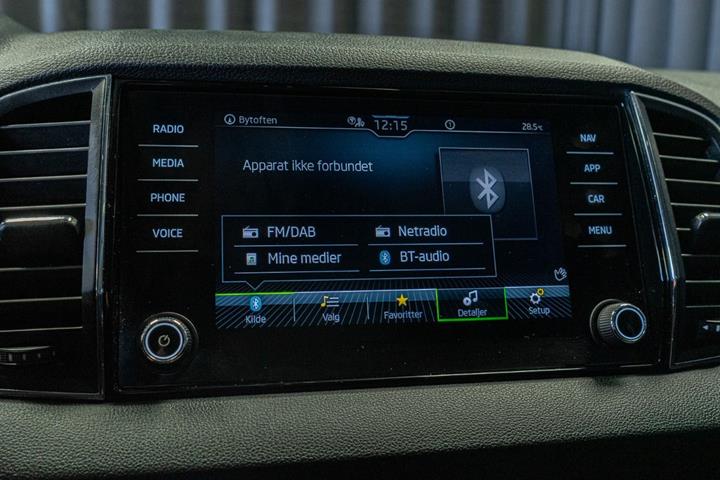 Grå Skoda Karoq fra 2021
