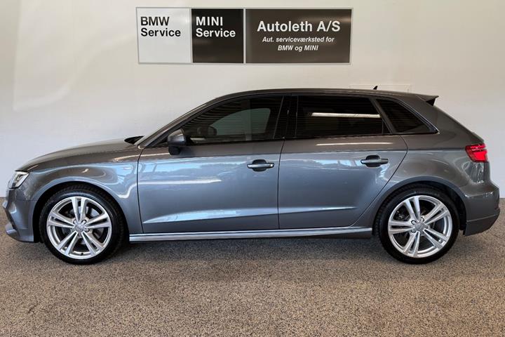 Gul Audi A3 fra 2020