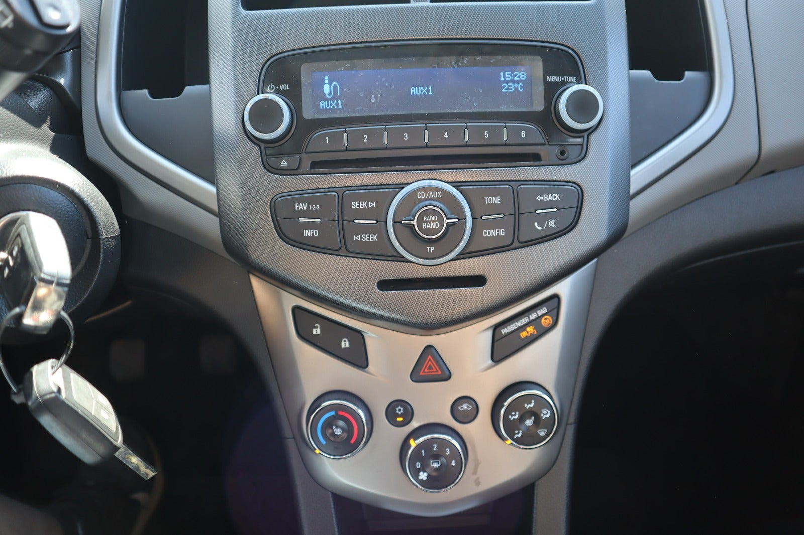 Blå Chevrolet Aveo fra 2012