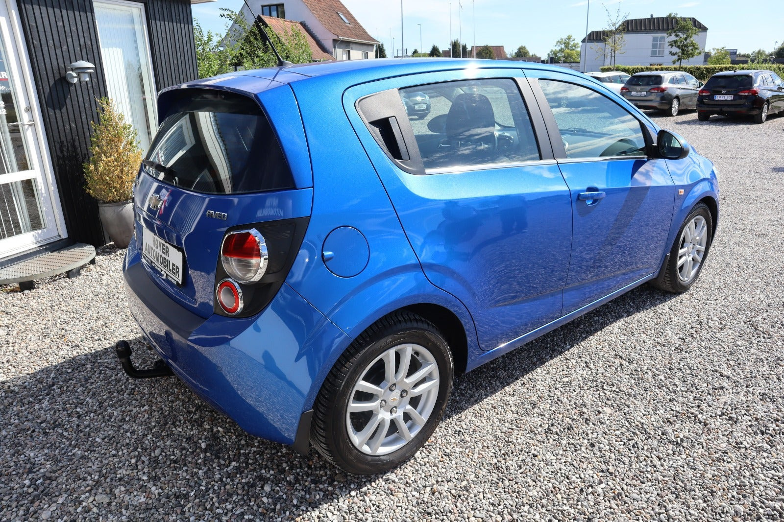 Blå Chevrolet Aveo fra 2012