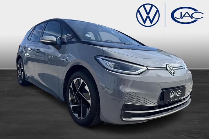 Grå VW ID.3 fra 2021