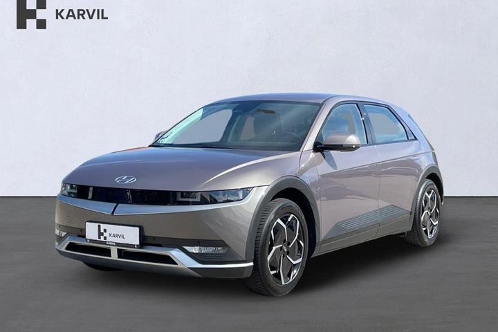 Grøn Hyundai Ioniq 5 fra 2022 set udefra