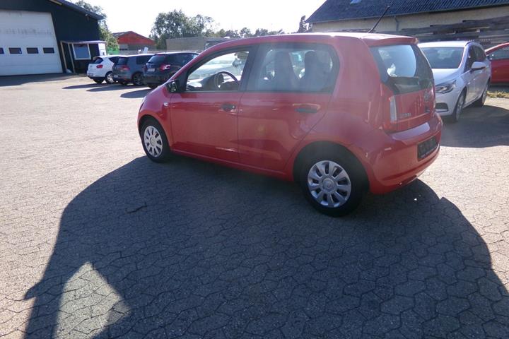 Rød Skoda Citigo fra 2016