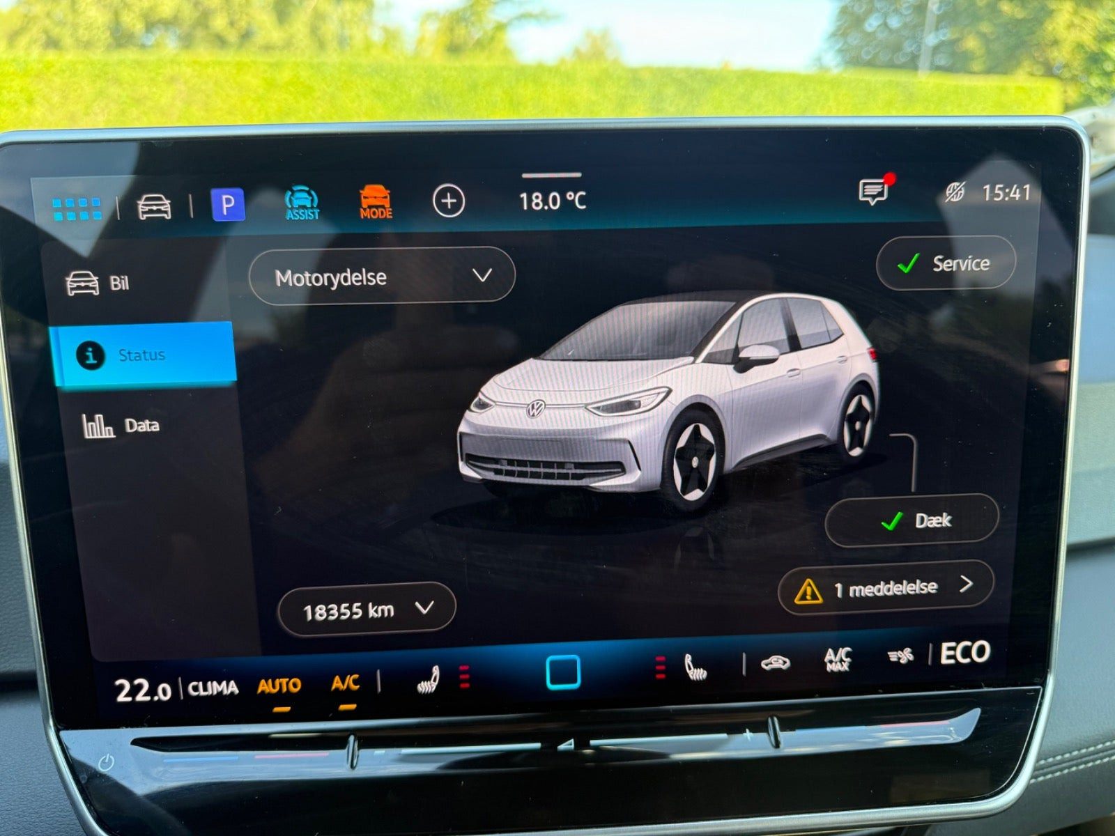 Grå VW ID.3 fra 2025