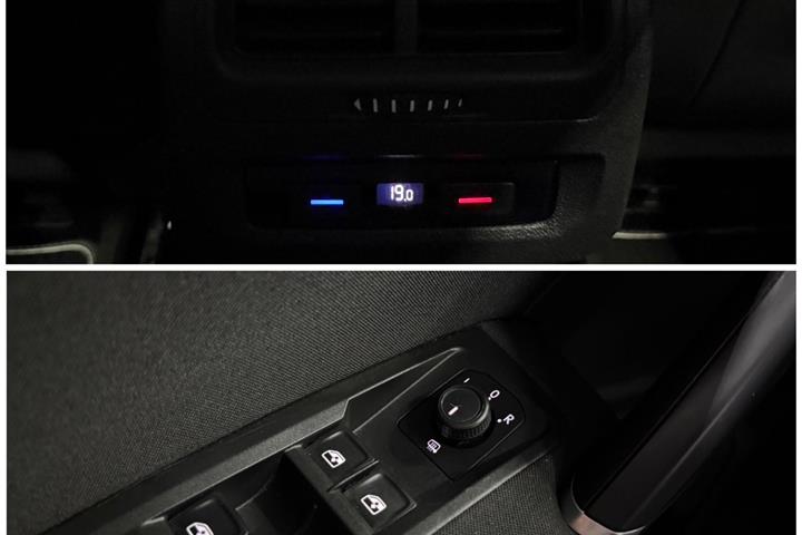 Grå VW Touran fra 2019