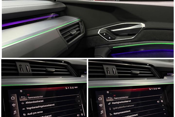 Beige Audi e-tron fra 2021