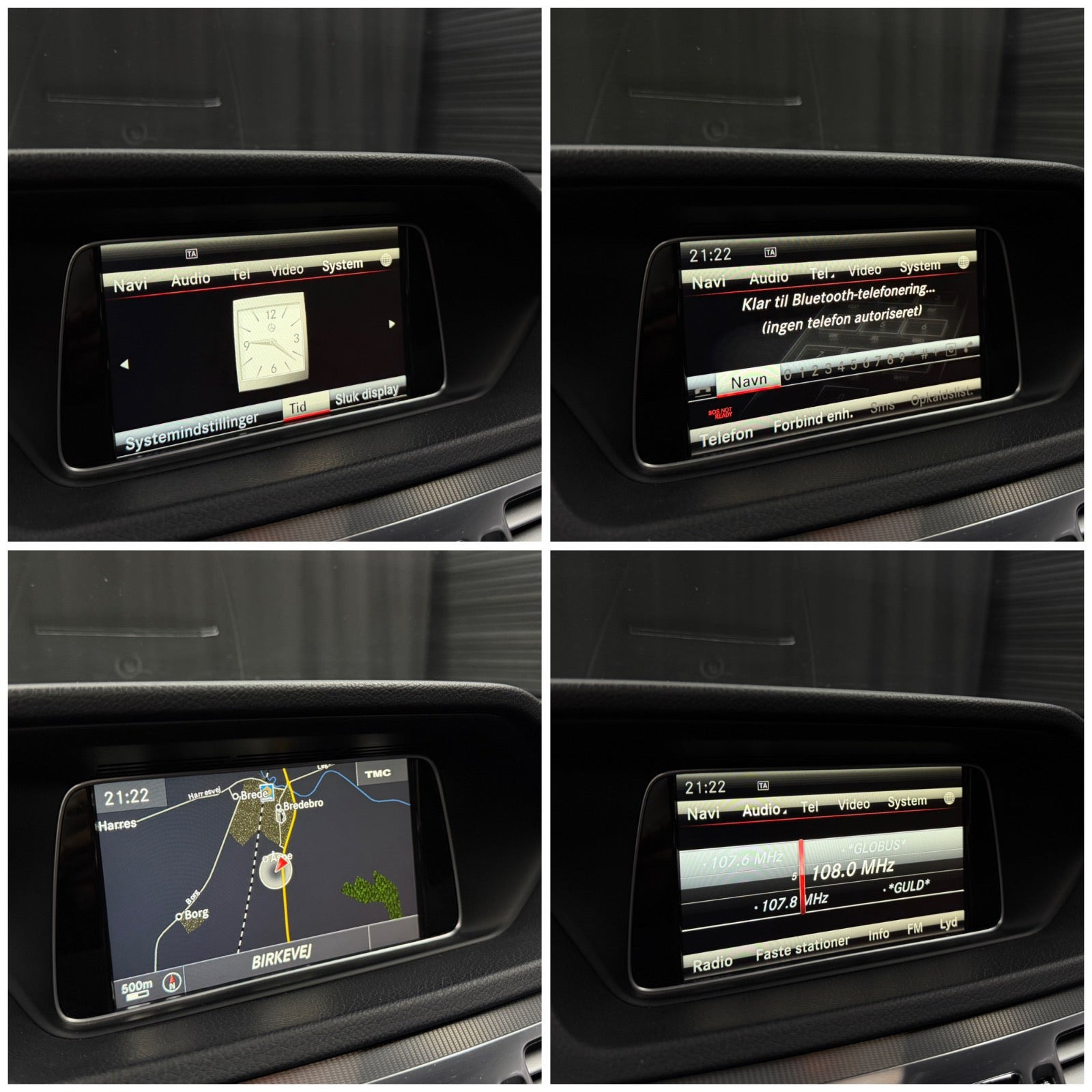 Hvid Mercedes E350 fra 2014