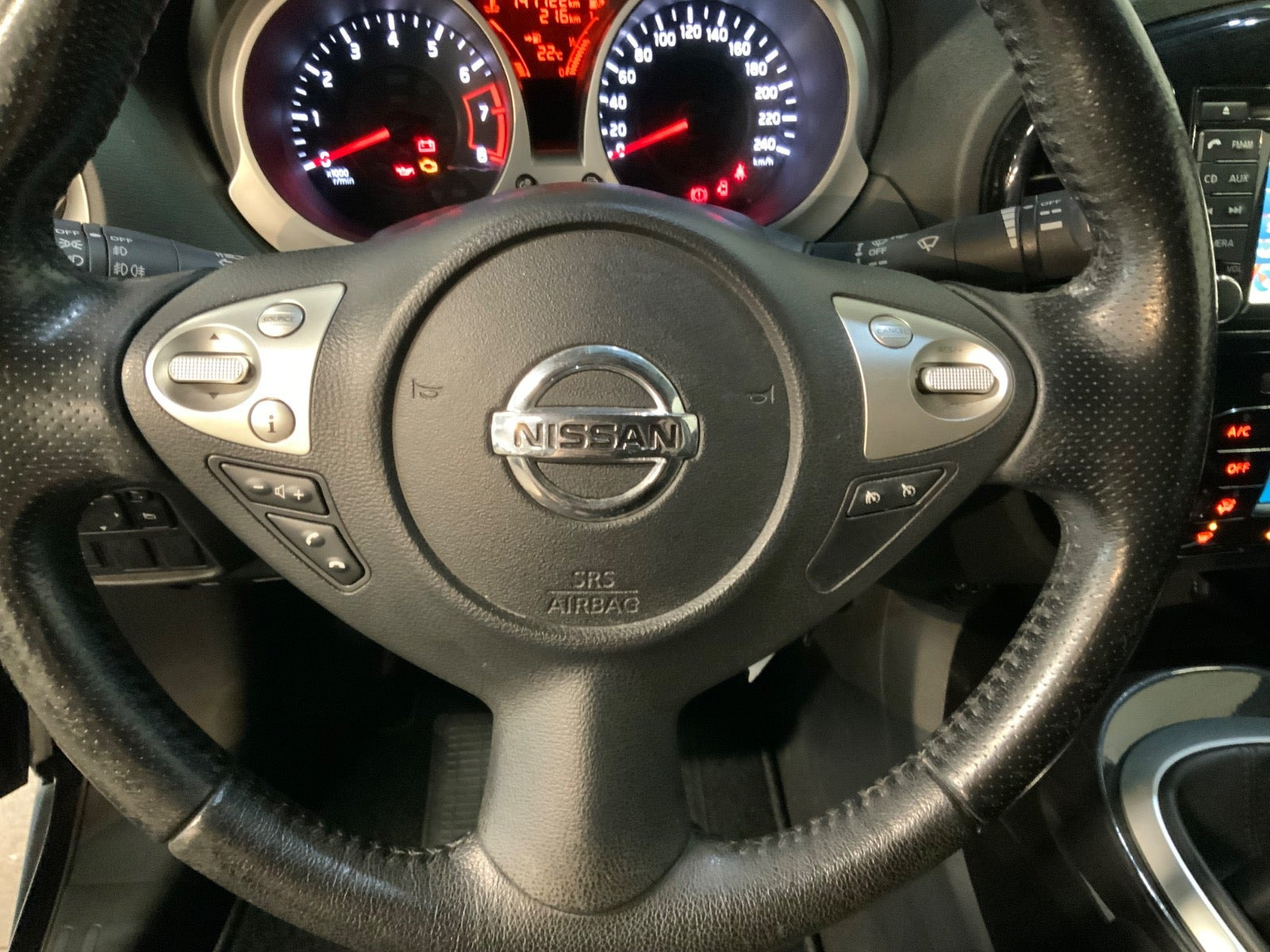 Sort Nissan Juke fra 2011