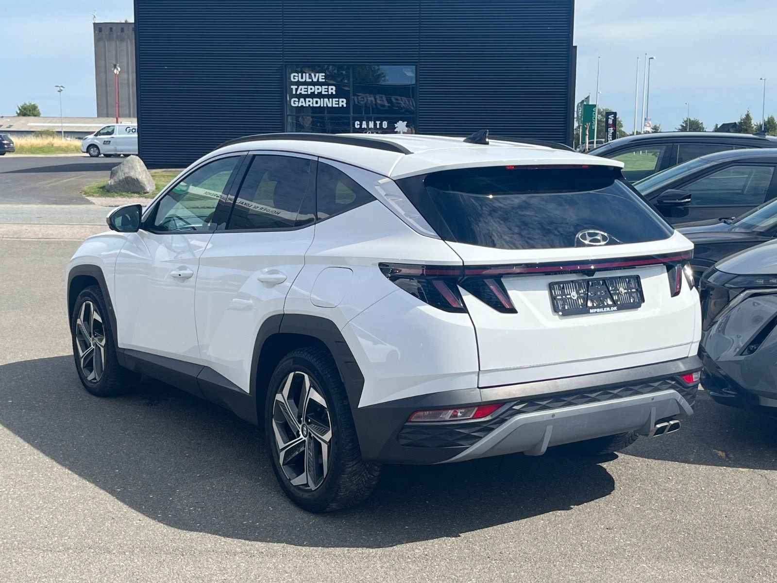 Hvid Hyundai Tucson fra 2022