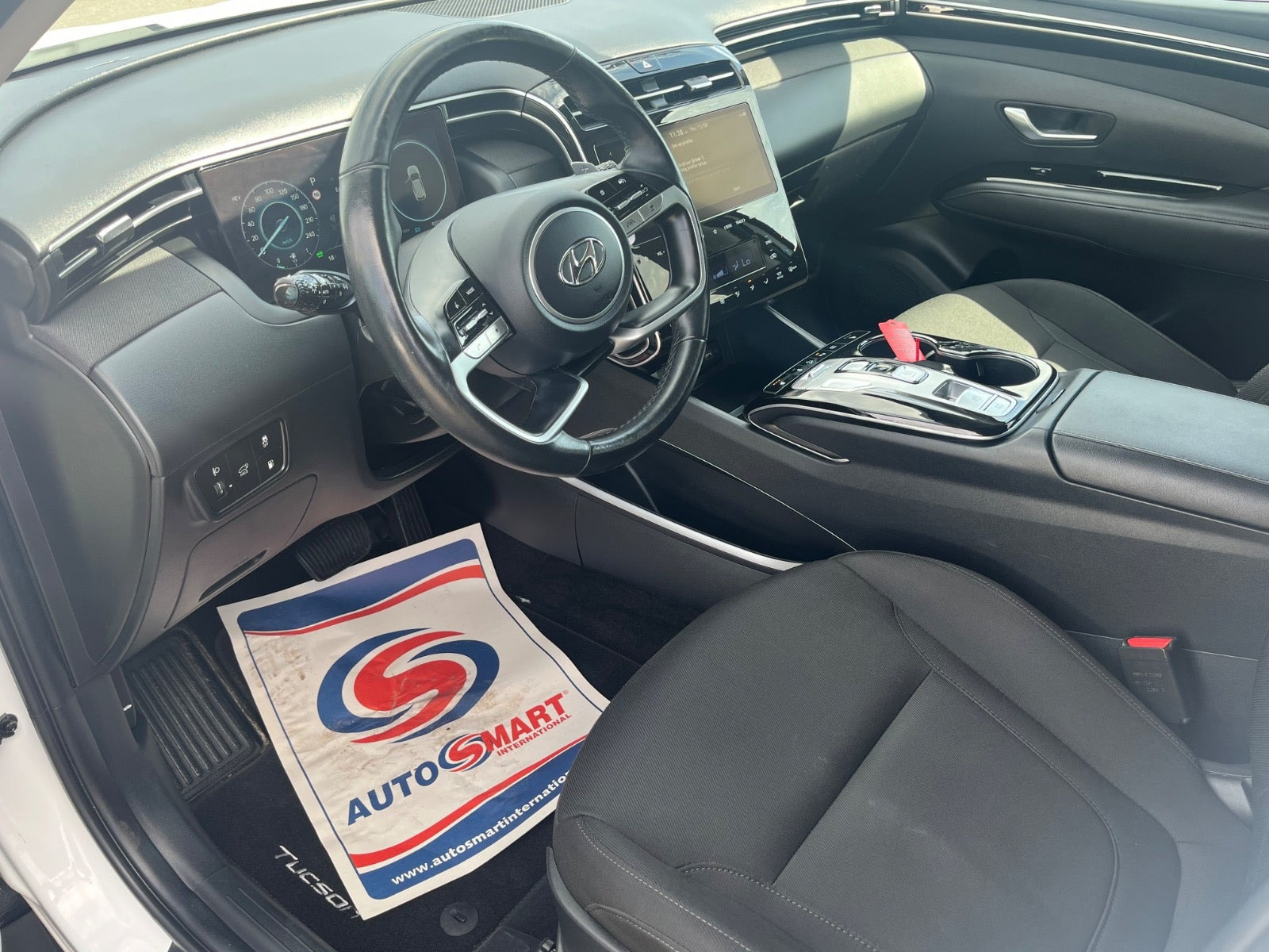 Hvid Hyundai Tucson fra 2022