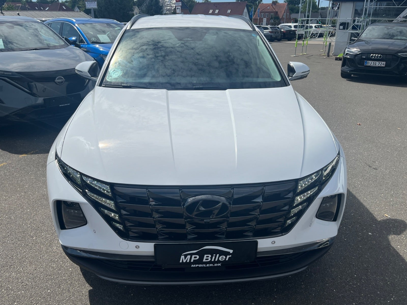 Hvid Hyundai Tucson fra 2022
