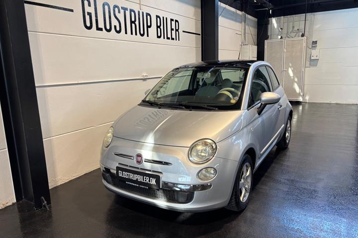 Hvid Fiat 500 fra 2011