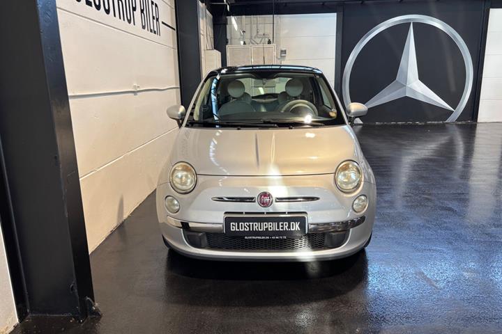 Hvid Fiat 500 fra 2011