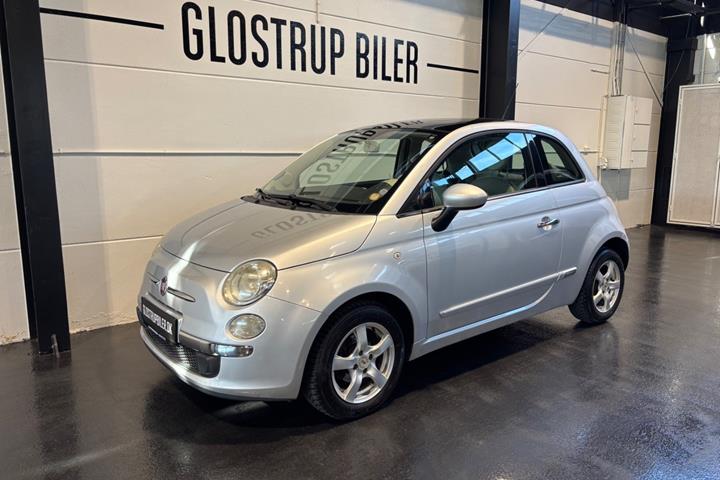 Hvid Fiat 500 fra 2011