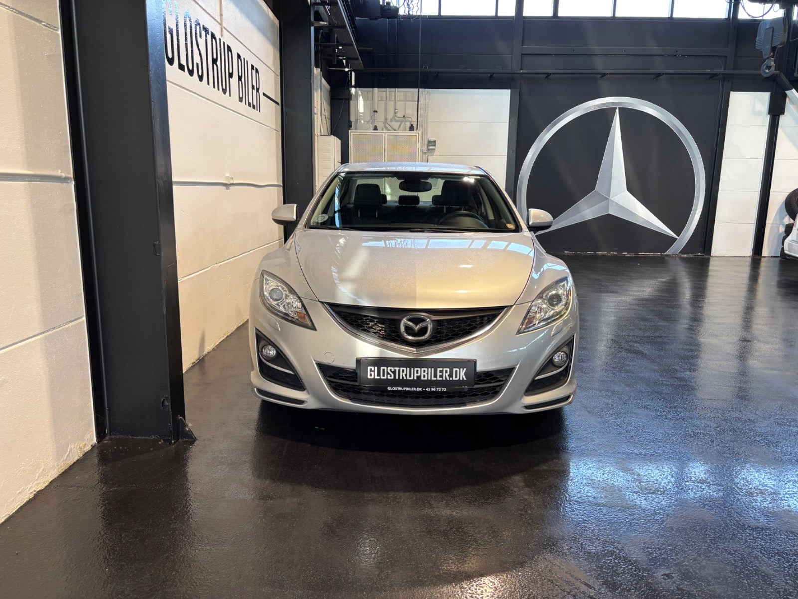 Sølv Mazda 6 fra 2010
