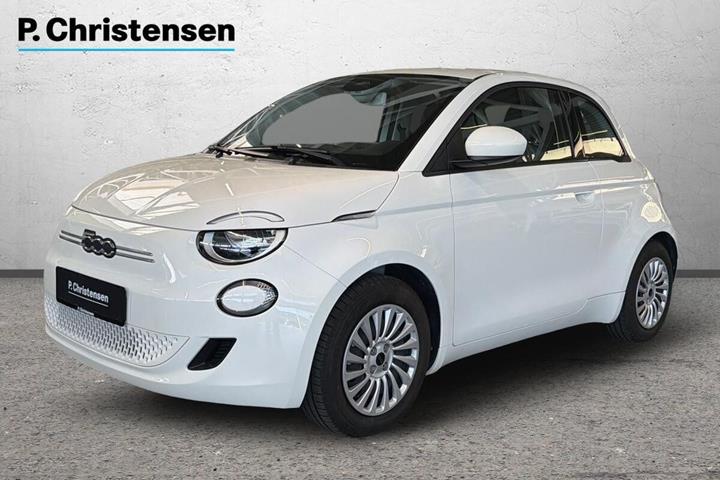 Hvid Fiat 500e fra 2023