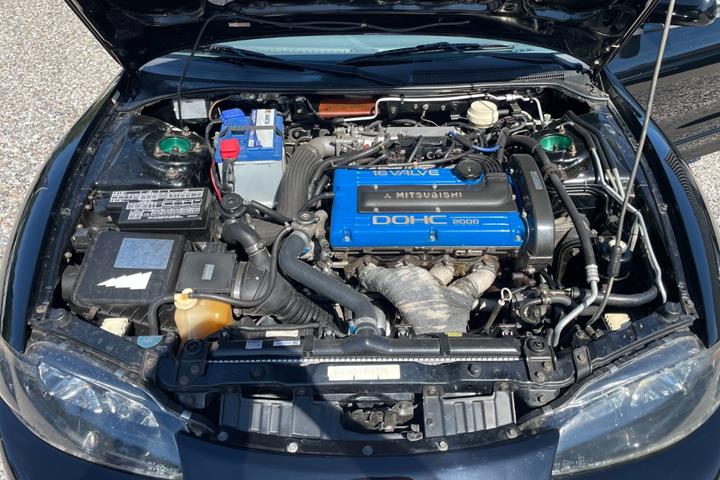 Sort Mitsubishi Eclipse fra 1995