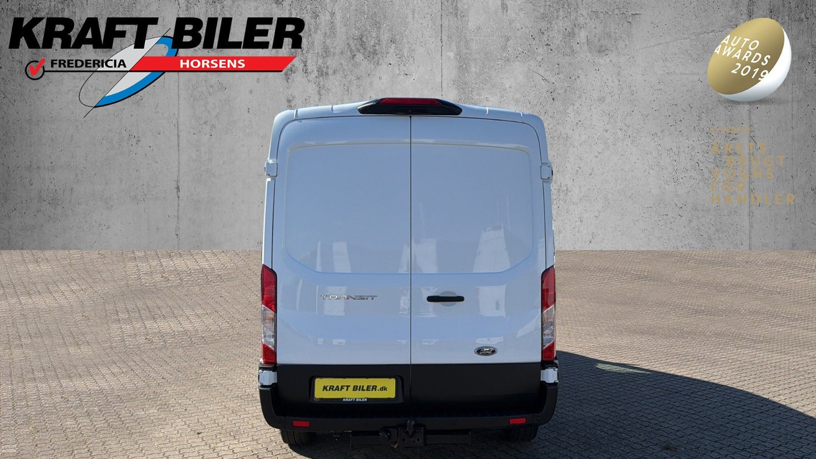 Hvid Ford Transit 350 L3 Van fra 2023