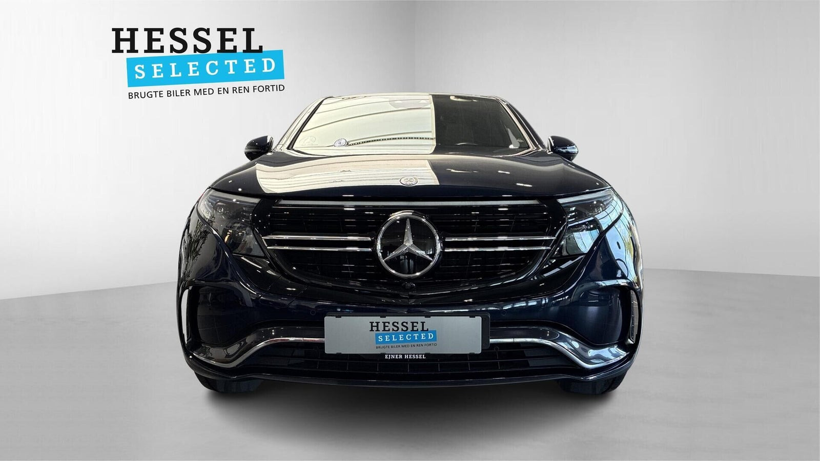 Blå Mercedes EQC400 fra 2020