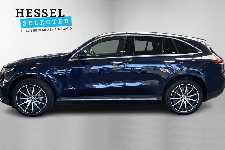 Blå Mercedes EQC400 fra 2020