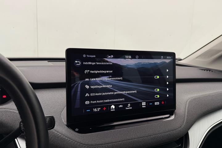 Grå Skoda Enyaq fra 2022