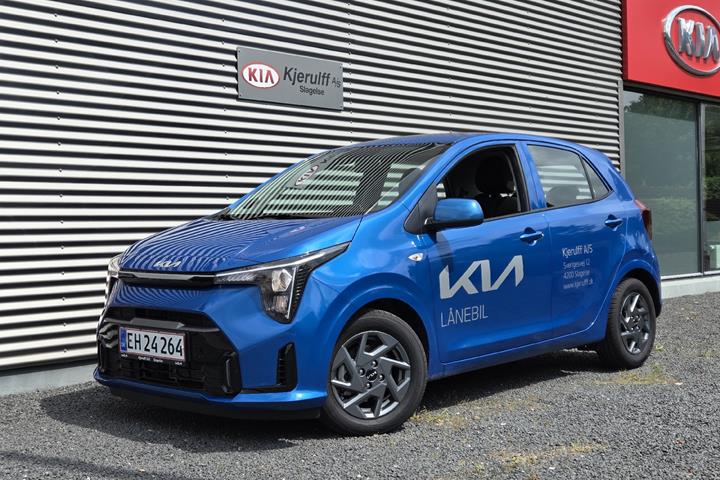 Blå Kia Picanto fra 2025